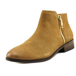 Aldo Julianna Women Round Toe Leather Brown Bootie